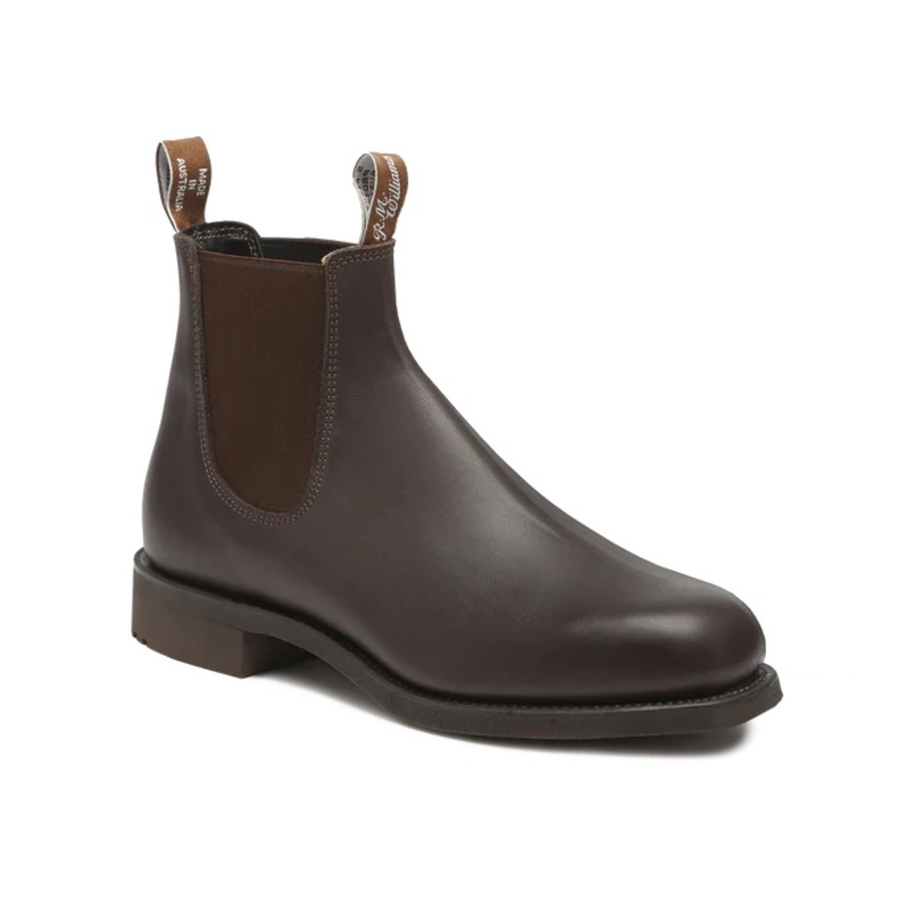 R.M. Williams Brown Leather Chelsea Boots